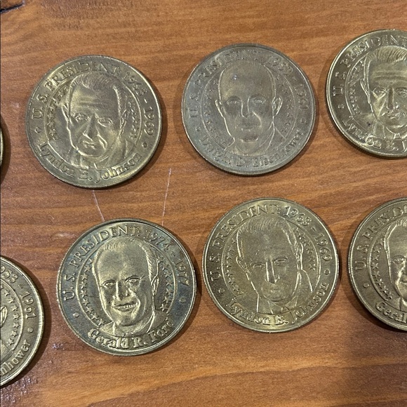 Sunoco Presidential Coin Series 2000 (8 Coins) 1953-2001 - Picture 3 of 7
